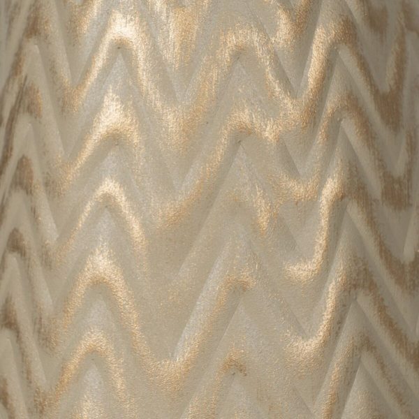 Vase Beige Golden Iron 21 x 21 x 34 cm Online Hot Sale