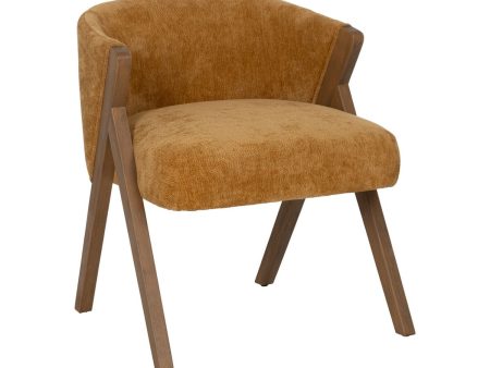 Dining Chair Polyester Wood Foam 58 x 59,5 x 68,5 cm Fashion