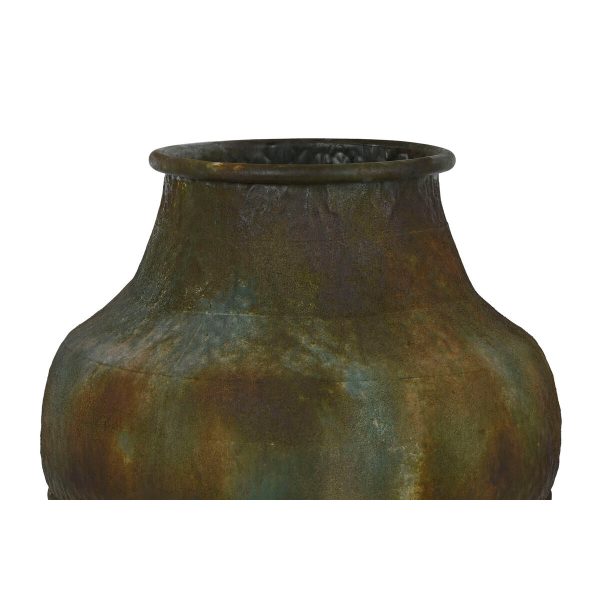 Vase Home ESPRIT Green Metal 49 X 49 X 91 cm Supply