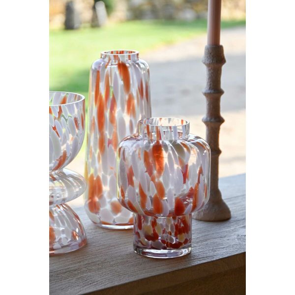 Vase Home ESPRIT Cream Terracotta Crystal Modern 15 x 15 x 21 cm Online Sale