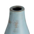 Vase Turquoise Terracotta 23 x 25 x 64 cm Online Hot Sale