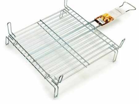 Grill Double 45 x 45 cm Zinc-plated steel (5 Units) on Sale