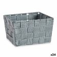 Basket Braiding Grey Cloth (15 x 10,5 x 20 cm) (24 Units) Online Sale