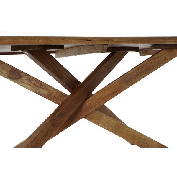 Dining Table DKD Home Decor 180 x 86 x 76 cm Natural Walnut Hot on Sale