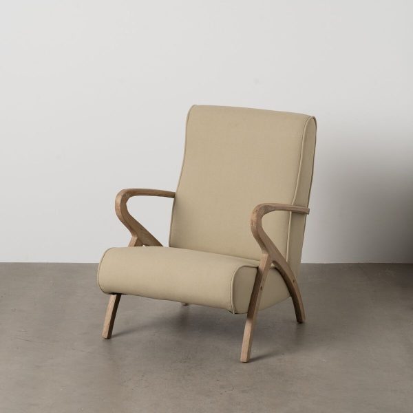 Armchair Beige 57 x 55 x 85 cm Online Sale