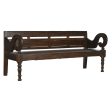 Bench Home ESPRIT Dark brown Teak 196 x 68 x 82 cm Supply