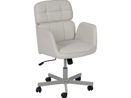 Office Chair Grey Cream 57 x 60,5 x 85 cm Online