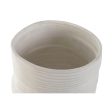 Vase Home ESPRIT White Ceramic 27 x 27 x 37 cm on Sale