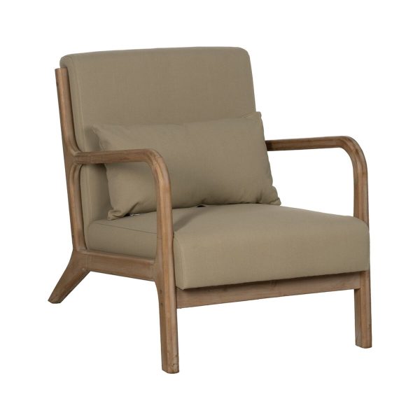 Armchair Beige 66 x 85 x 74 cm on Sale