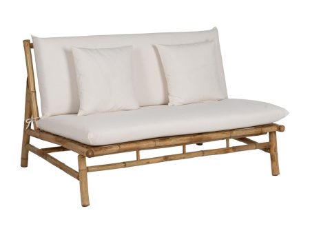 2-Seater Sofa Natural 135 x 86 x 81 cm Online