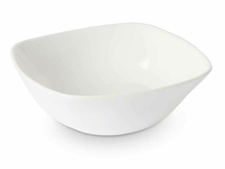 Bowl White 11 x 4 x 11 cm (48 Units) Squared For Sale