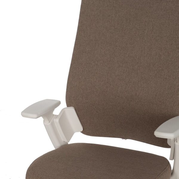 Office Chair White Taupe 67,5 x 62 x 114,5 cm For Discount