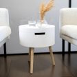 Side table Vinthera Moa White Beige 38 x 43 cm (4 Units) For Discount