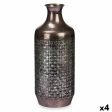 Vase Silver Metal 16 x 42 x 16 cm (4 Units) With relief Fashion