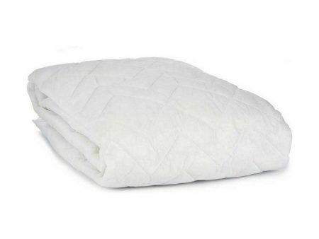 Mattress protector White 150 x 190 cm (6 Units) Online now