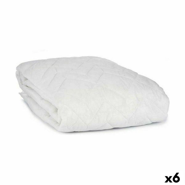 Mattress protector White 150 x 190 cm (6 Units) Online now