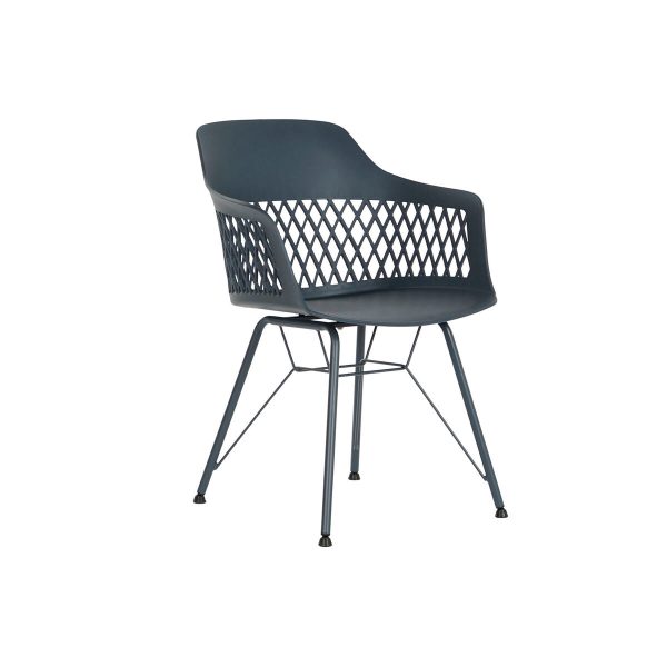 Dining Chair DKD Home Decor Blue Navy Blue 57 x 57 x 80,5 cm Sale